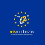 Logo secundario de Mudanzas MK | Mudanzas económicas nacionales e internacionales.